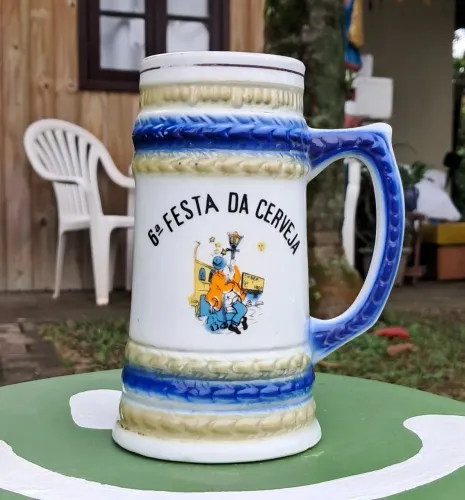 Caneca da 6° Festa da Cerveja 1973.
