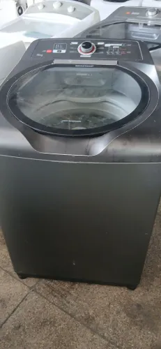 Maquina lavar brastemp 15 kilos preta