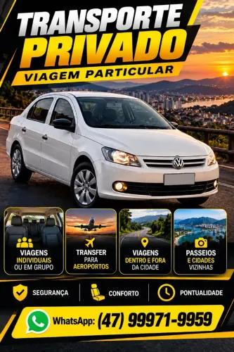 Motorista particular em Joinville ? viagens agendadas