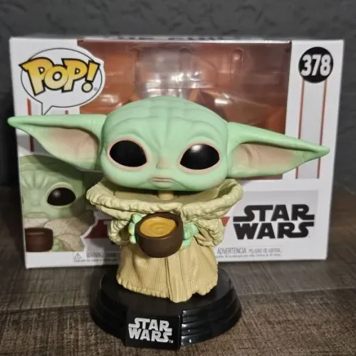 Baby Yoda funko com copo | Mandalorian #378