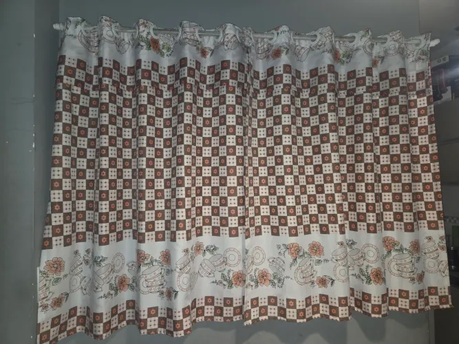 Cortina retrô para cozinha