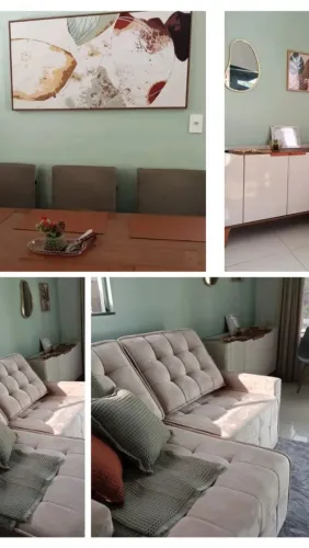 Alugo casa mobiliada com móveis planejados no condomínio reserva dos jardins 