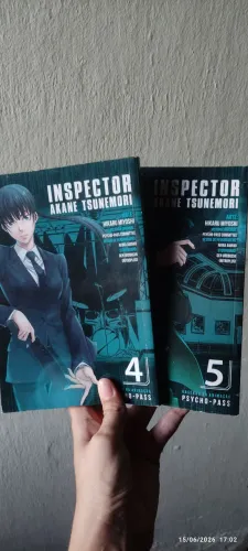 Inspector Akane Tsunemori volumes 4 e 5 vendidos juntos
