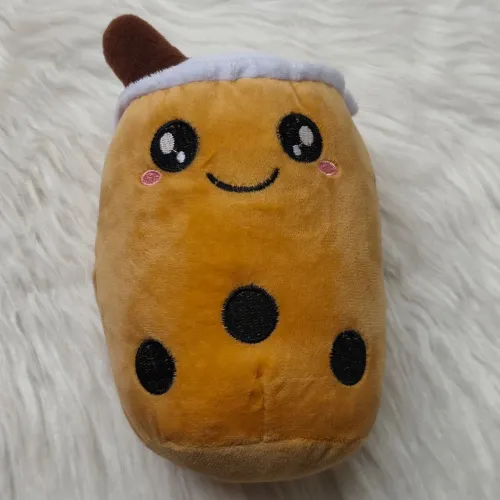 Pelúcia Bubble Tea Chocolate Kawaii 17 cm