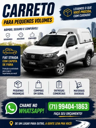 Entrega de pequenos volumes/ compras