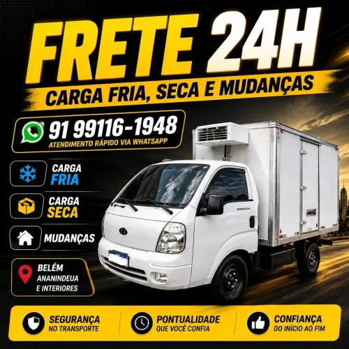 FRETE - BELÉM, ANANINDEUA, MARITUBA E INTERIOR