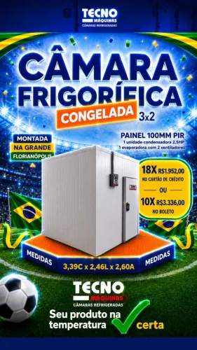 CAMARA CONGELADA 3X2 REFRI TECNO