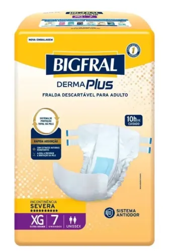 Fralda bigfral c/7 XG 11 pacotes