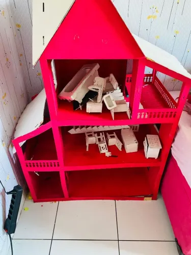 casinha de boneca com moveis