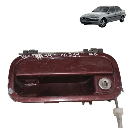 Macaneta Externa Porta Dianteira Lado Esquerdo Vectra S31863 Vermelho Dianteira