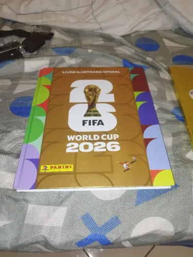 Álbum Copa do Mundo FIFA 2026 Completo Capa Dura Dourada