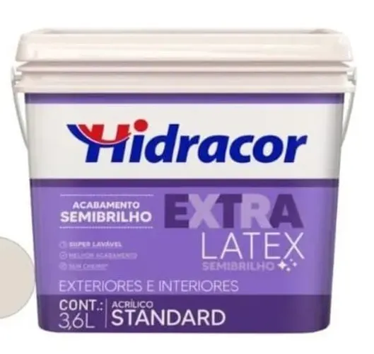 Tinta semibrilho lavavel