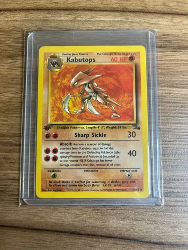 Carta kabutops primeira edição