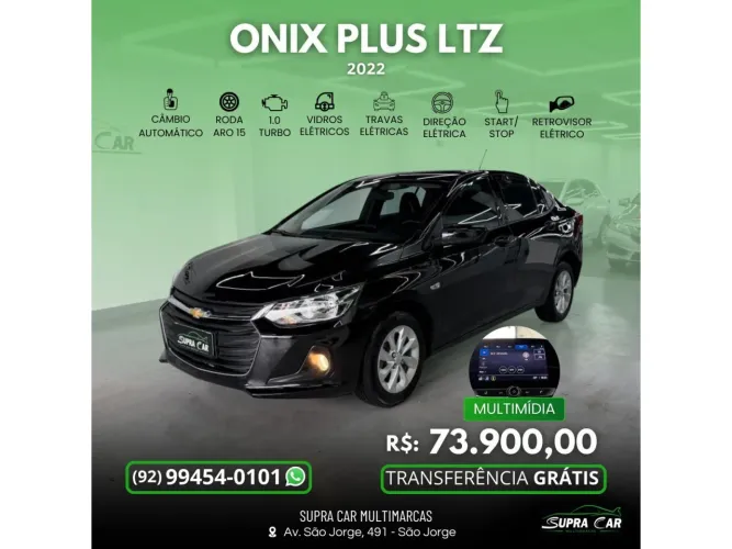 Chevrolet Onix Sedan Plus Premier 1.0 12V TB Flex Aut. 4P 2022