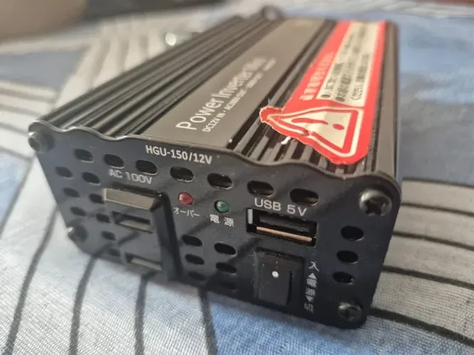 Mini inversor CellStar 120w max 150w 12v 100v saida out usb