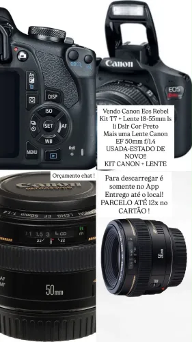 Vendo Canon Eos Rebel Kit T7