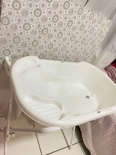 Banheira com trocador 