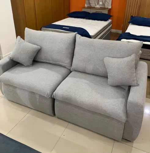 Sofá Slim Linho Molas Pocket Novo PRONTA ENTREGA 