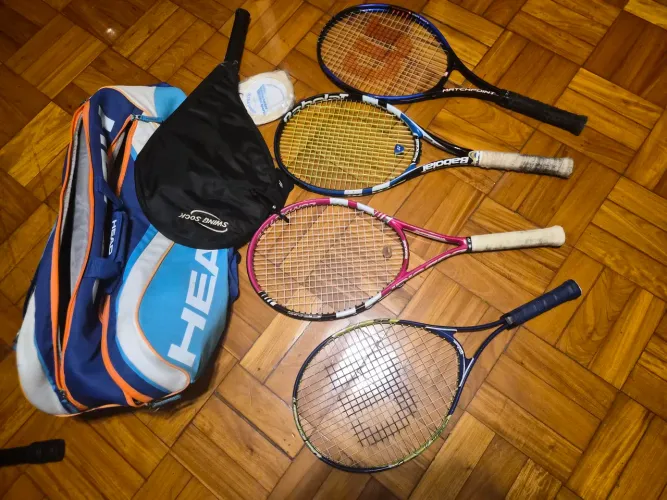 Kit Raquetes tênis babolat, bolsa e mais 