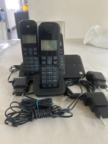 Telefone sem fio Motorola usado