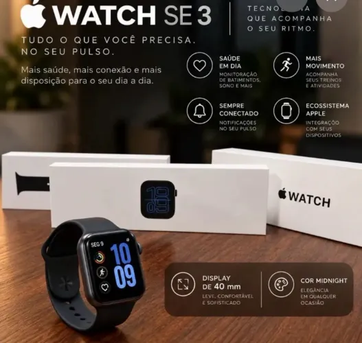 Apple watch SE3 LTE novissimo Black na garantia