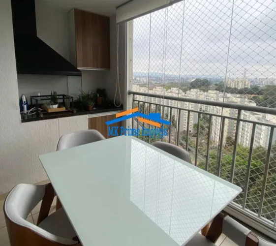 Apartamento Living Magic - 64 Metros - 2 Dorm, 1 Suíte - Varanda Goumet.