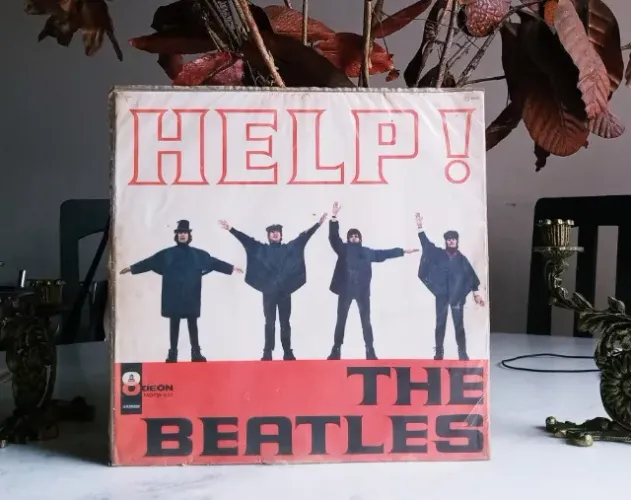 lp vinil - the beatles - help! 1965 - mono - trilha sonora do filme