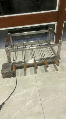 Churrasqueira elétrica inox