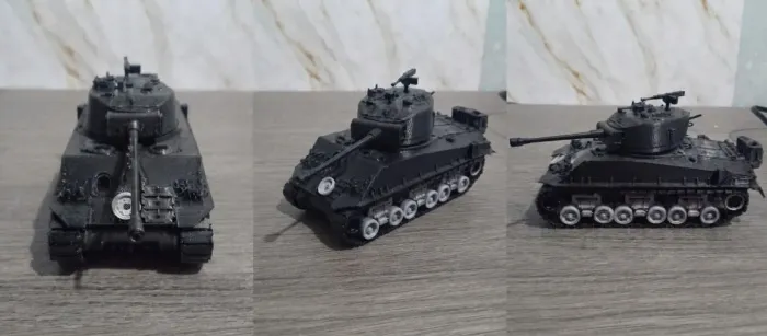 Miniatura / Maquete de Tanque de Guerra (Modelo Colecionável)