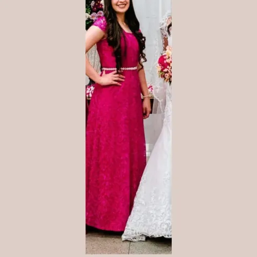 Vestido de madrinha rosa pink (usado apenas 1 vez)