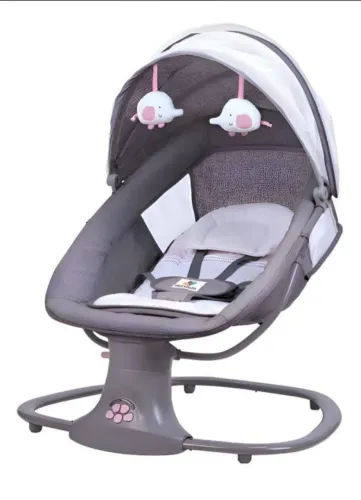 Cadeira de balanço para bebê Mastela Premium elétrica rosa