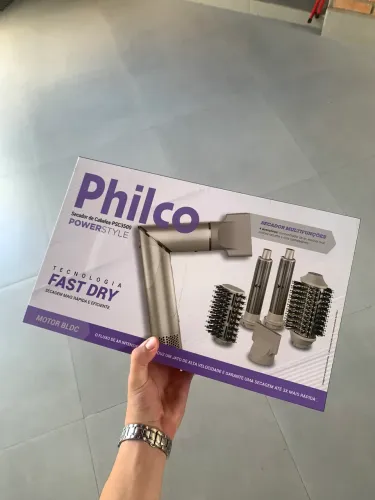 Secador de Cabelo Philco PSC3500 4 em 1 Dobrável Tourmaline Motor BLDC