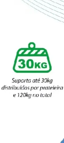 Instante de aço na cor preta. R$150,00