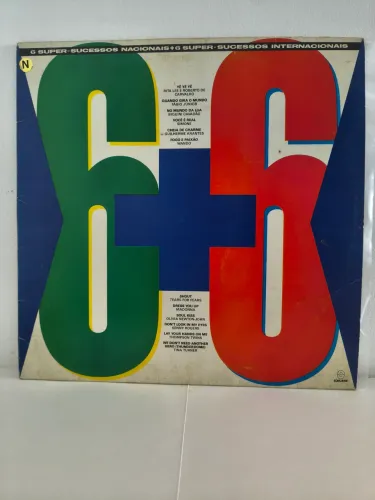 LP vinil 6+6 Rita Lee, Biquíni Cavadão, Tears for Fears, Madonna, Tina Turner, Fábio Jr...