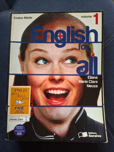 livro de inglês 1° ano english for all com cd