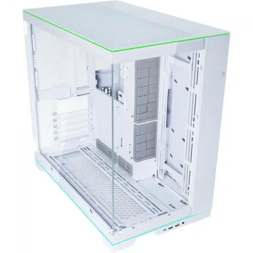 Gabinete Gamer Lian Li O11D EVO RGB, Mid Tower, Vidro Temperado, E-ATX, Branco