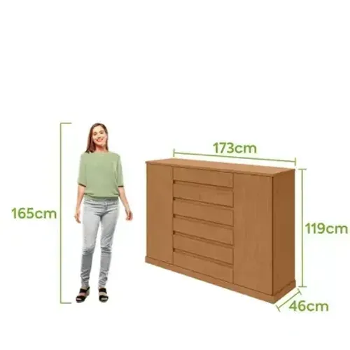 Mesa Cabeceira Vedra Moderna 2 Gavetas