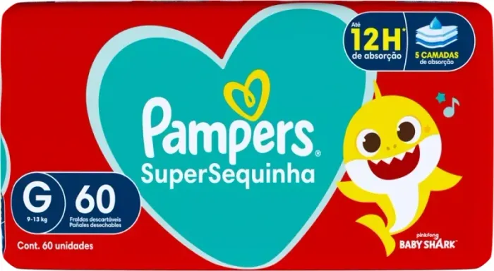 Fralda Pampers G-60 