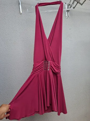 Vestido Festa frente única 