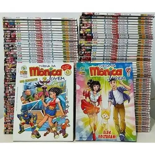 Mangás TURMA DA MÔNICA JOVEM - Incompleto