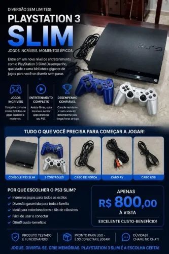 Playstation 3 Slim Destravado