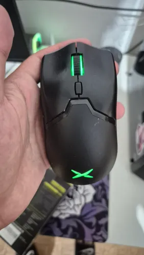 Mouse Gamer sem fio Delux M800Pro 3370 RGB black