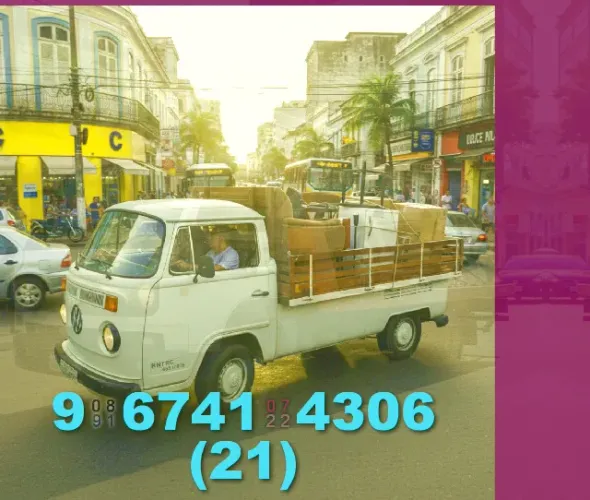 Frete em Campo Grande, Bangu, Santa Cruz e Guaratiba! Atendimento rápido e seguro!