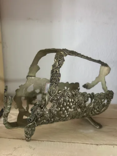 Porta garrafa metal Espessurado em ouro velho