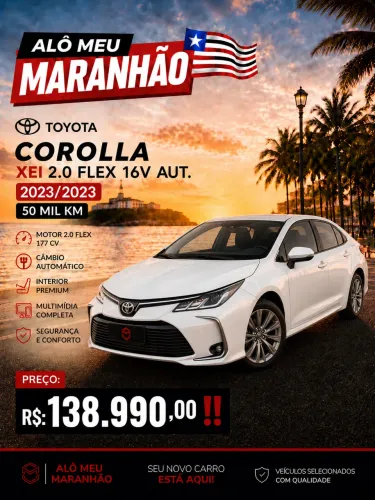 Toyota Corolla XEI 2.0 Flex 16V Aut. 2023