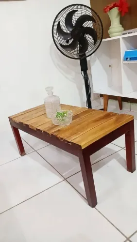 Mesa de centro rústica