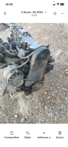 Motor GM 2.0 monza, kadet, Ipanema carburado tirado em funcionamento 