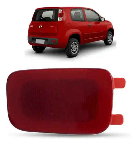 Lanterna Refletor Parachoque Traseiro Fiat Uno 11 ate 14