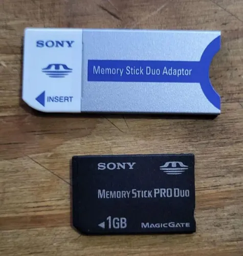 Sony Memory Stick Duo Adaptor MSAC-M2+ Memory Stick Pro Duo 1Gb Sony