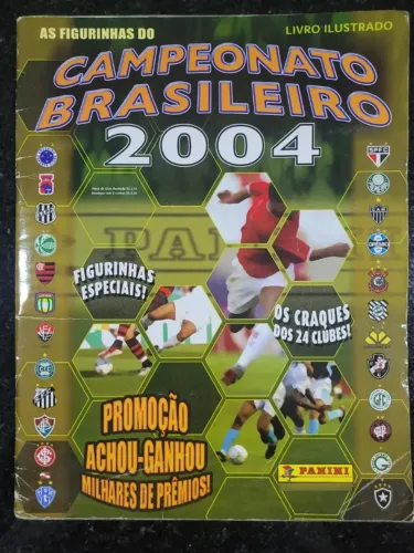 Álbum Figurinha - Campeonato Brasileiro 2004 - Incompleto (Usado)